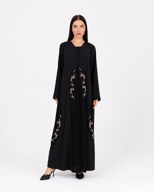 Heritage Threads Abaya - Korean Nada Beadwork