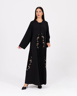 Heritage Threads Abaya - Korean Nada Beadwork