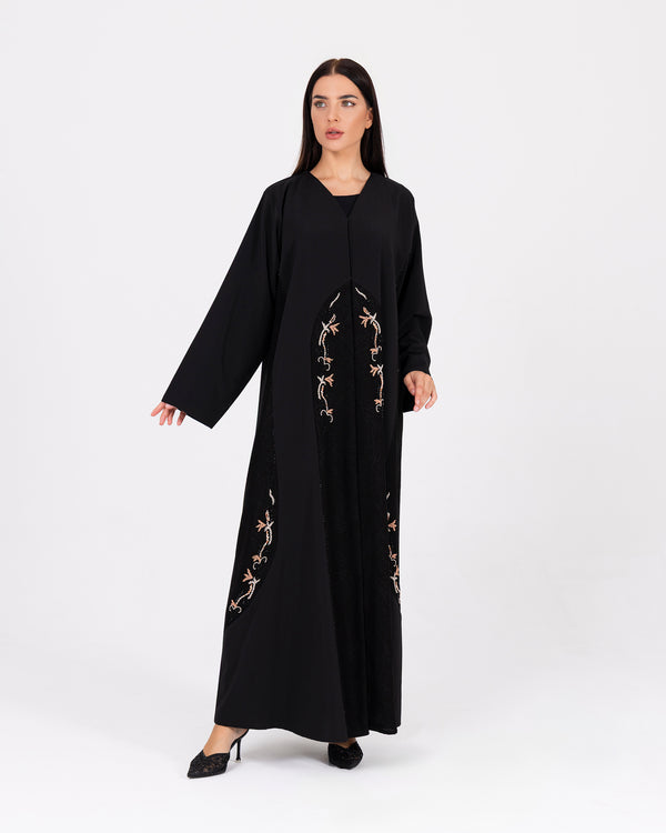 Heritage Threads Abaya - Korean Nada Beadwork