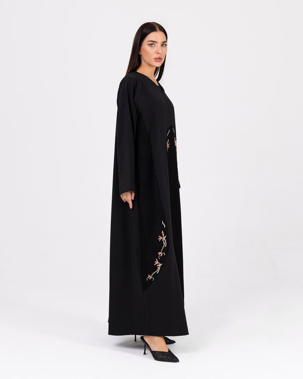 Heritage Threads Abaya - Korean Nada Beadwork